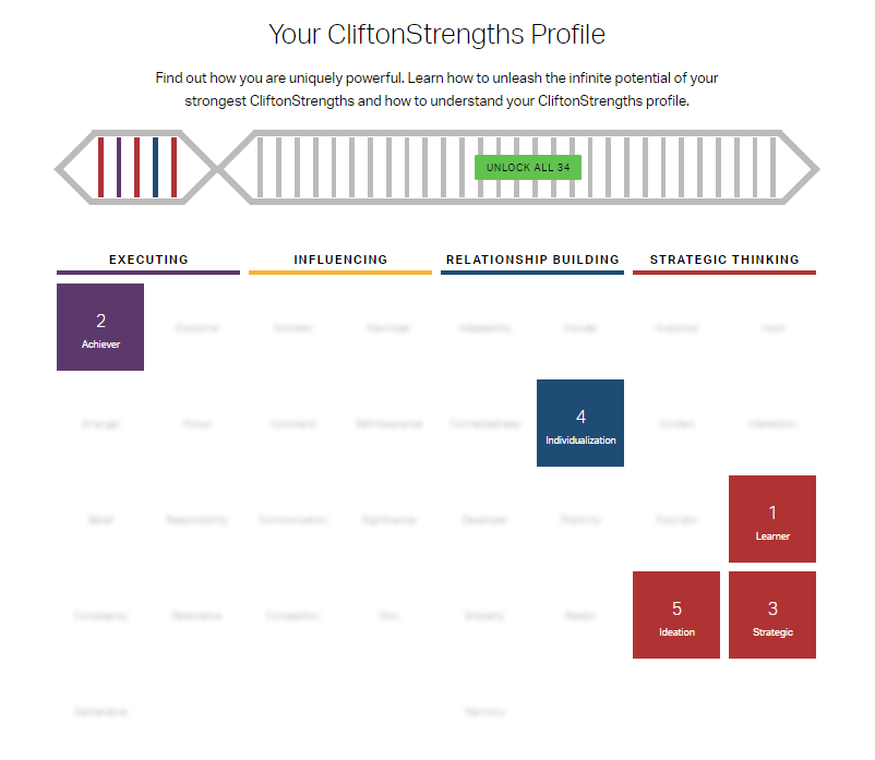 Choosing to focus on (Clifton) strengths