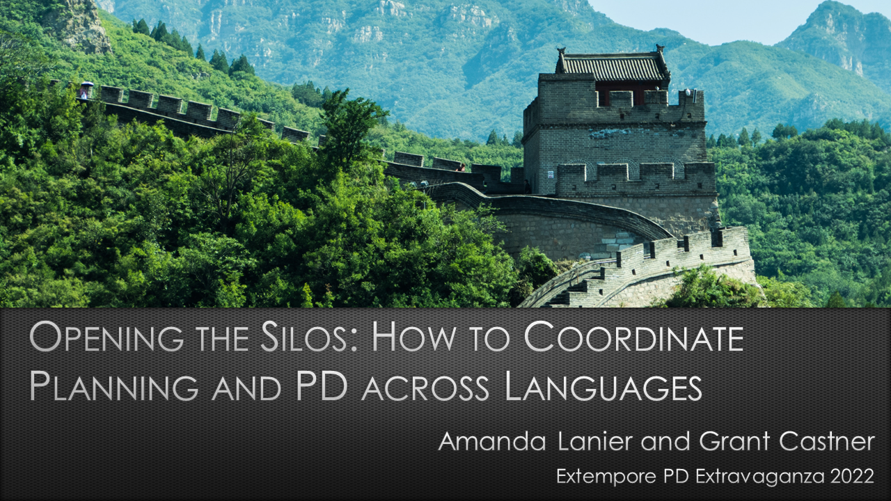 Opening the Silos: Languages without Walls