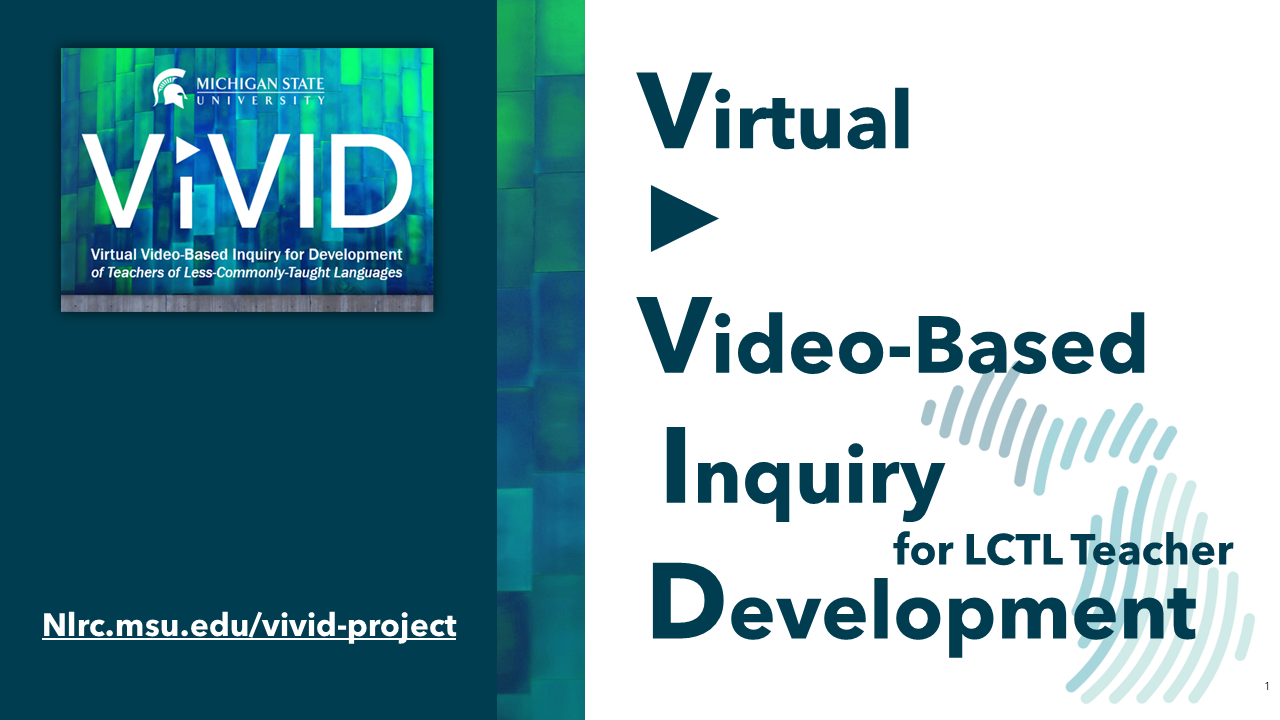 ViVID Teacher Development in The Language Educator