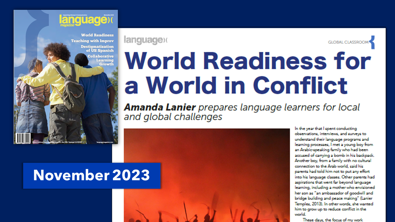 World Readiness for a World in Conflict – Language Magazine