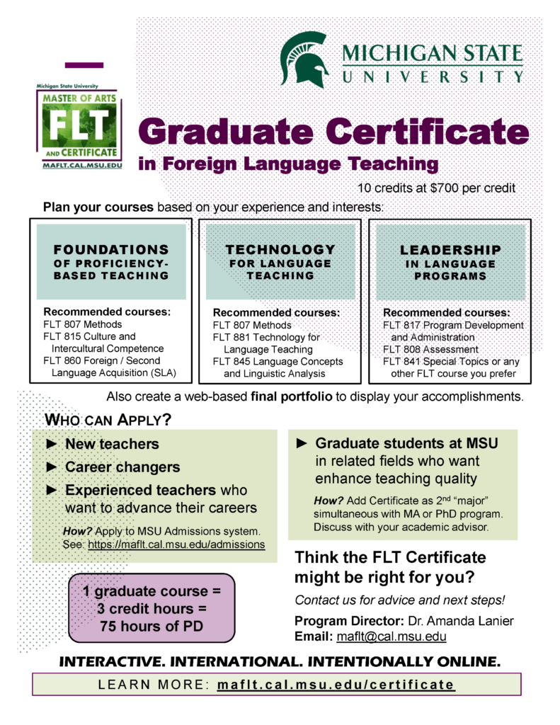 Image of Certificate flyer - click to open PDF