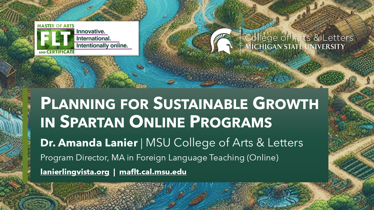 Sustainable Growth for Spartan Online Programs